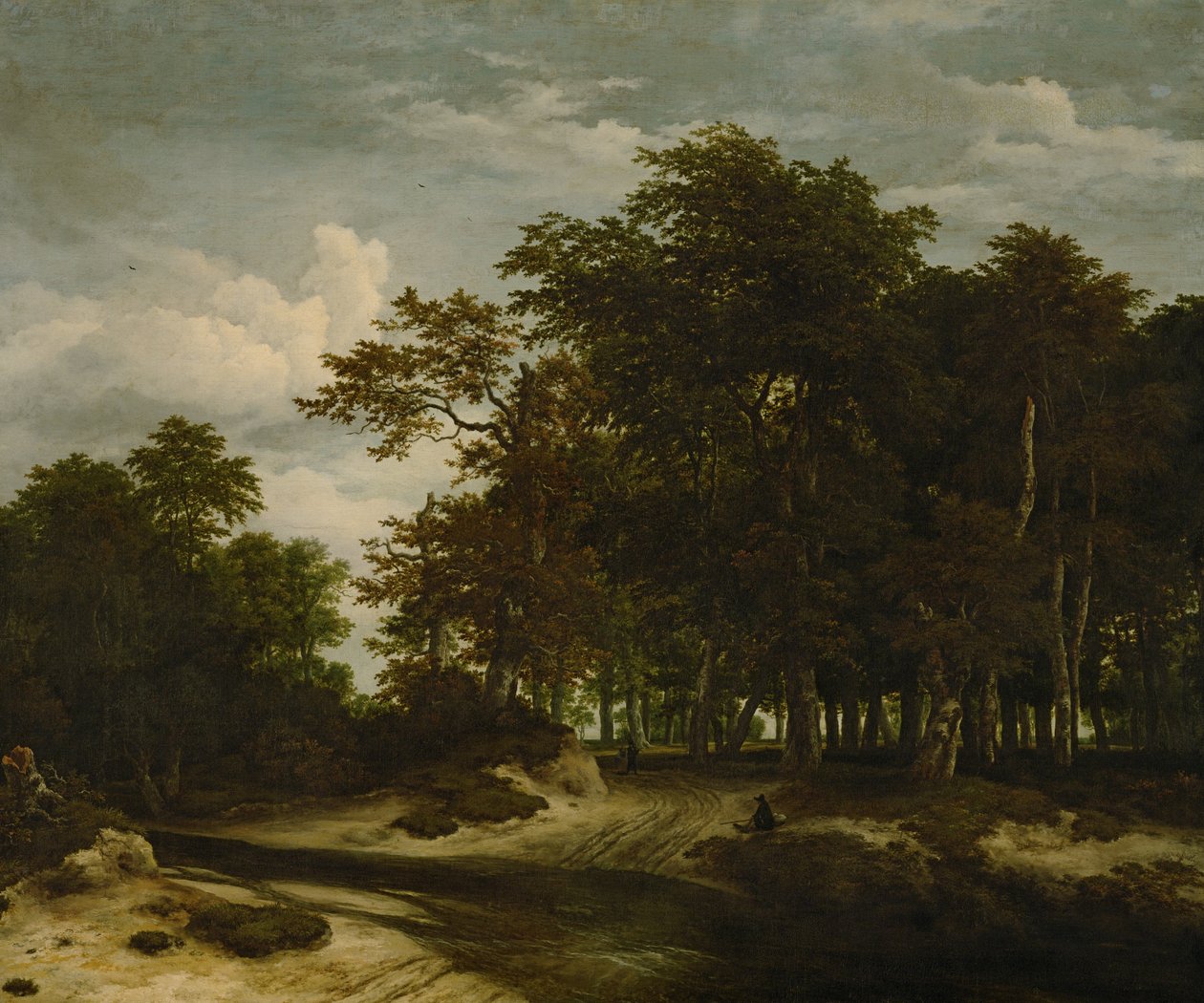 Den store skov af Jacob van Ruisdael