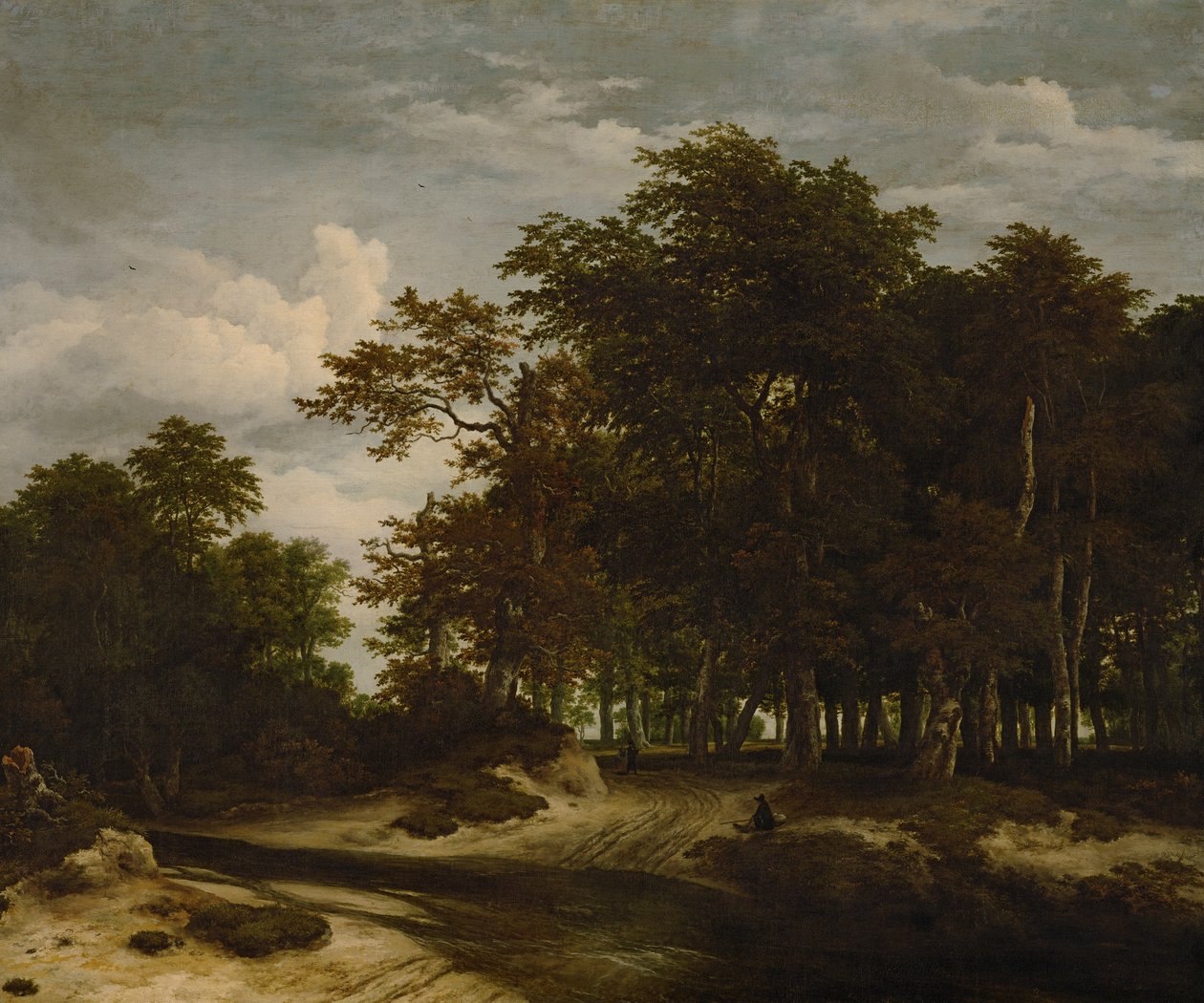 Den store skov, ca. 1660 af Jacob van Ruisdael