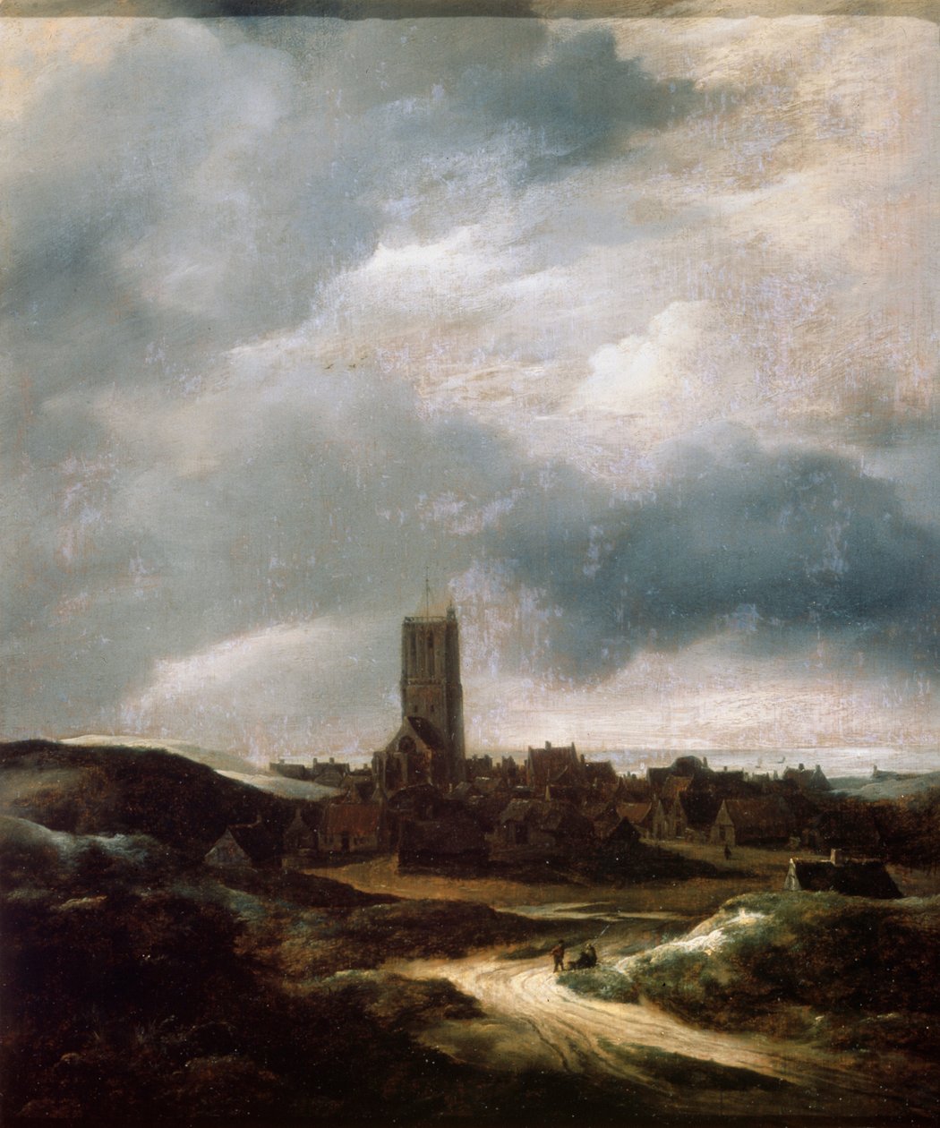 Udsigt over Egmond-aan-Zee, c1655 af Jacob van Ruisdael