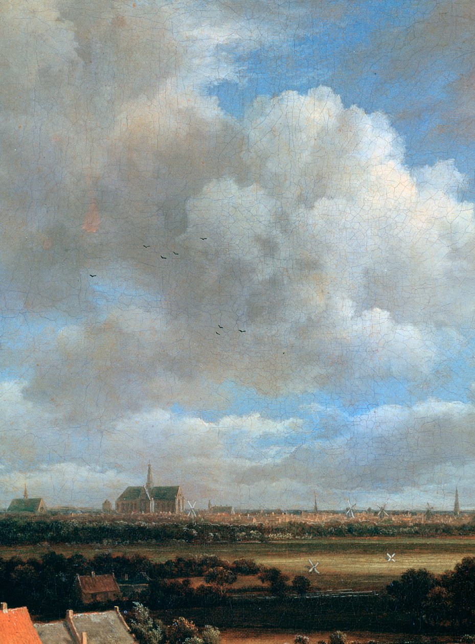 Udsigt over Haarlem, detalje, c1670 af Jacob van Ruisdael