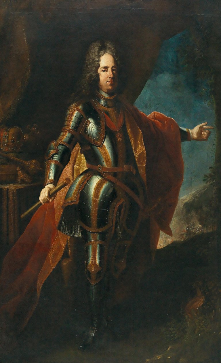 Portræt af Karl VI 1685-1740, hellig romersk kejser. af Jacob van Schuppen