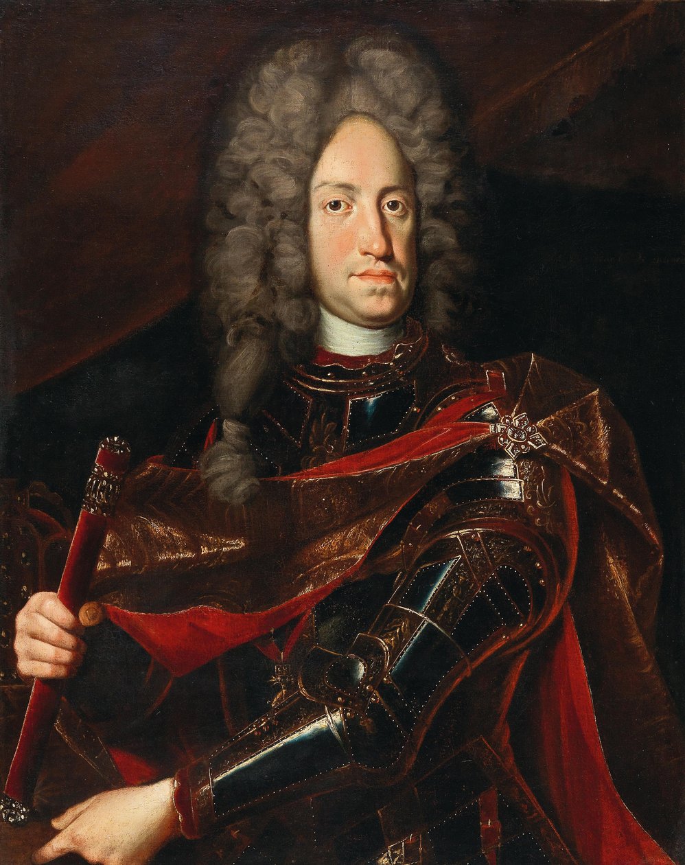 Portræt af Karl VI 1685-1740, hellig romersk kejser. af Jacob van Schuppen
