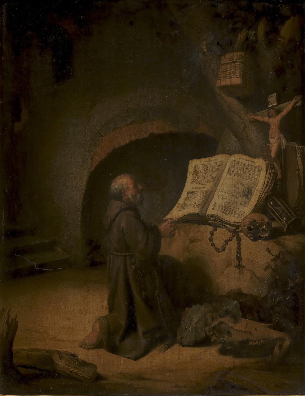Eremit beder af Jacob van Spreeuwen