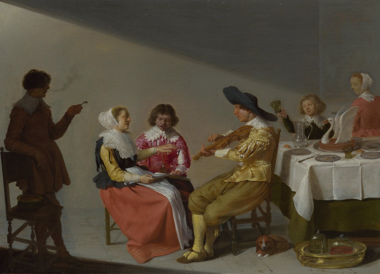 En musikalsk fest, 1631 af Jacob van Velsen