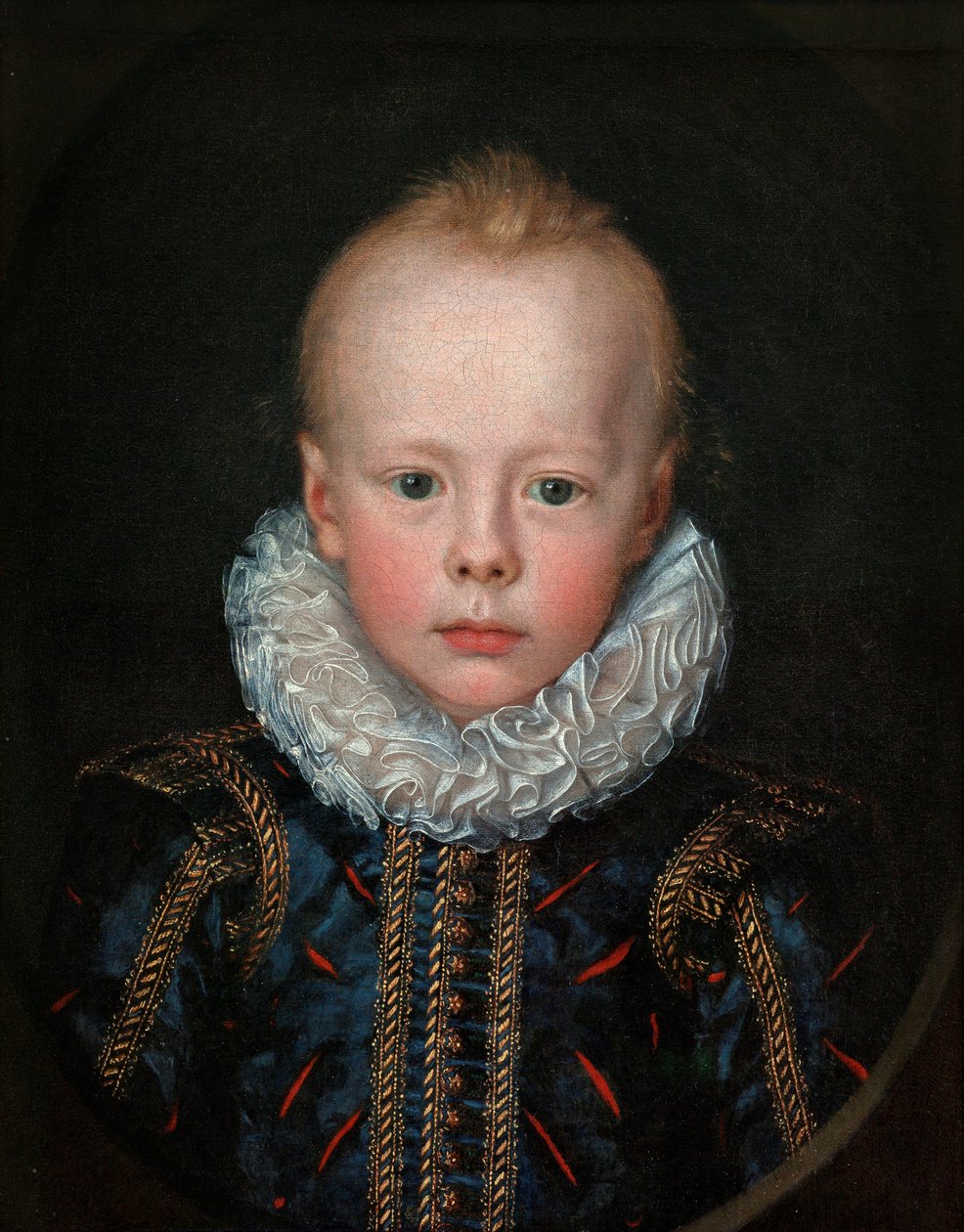 Børneportræt af en prins (olie på lærred) af Jacob van der (fl.1610 29) Doordt