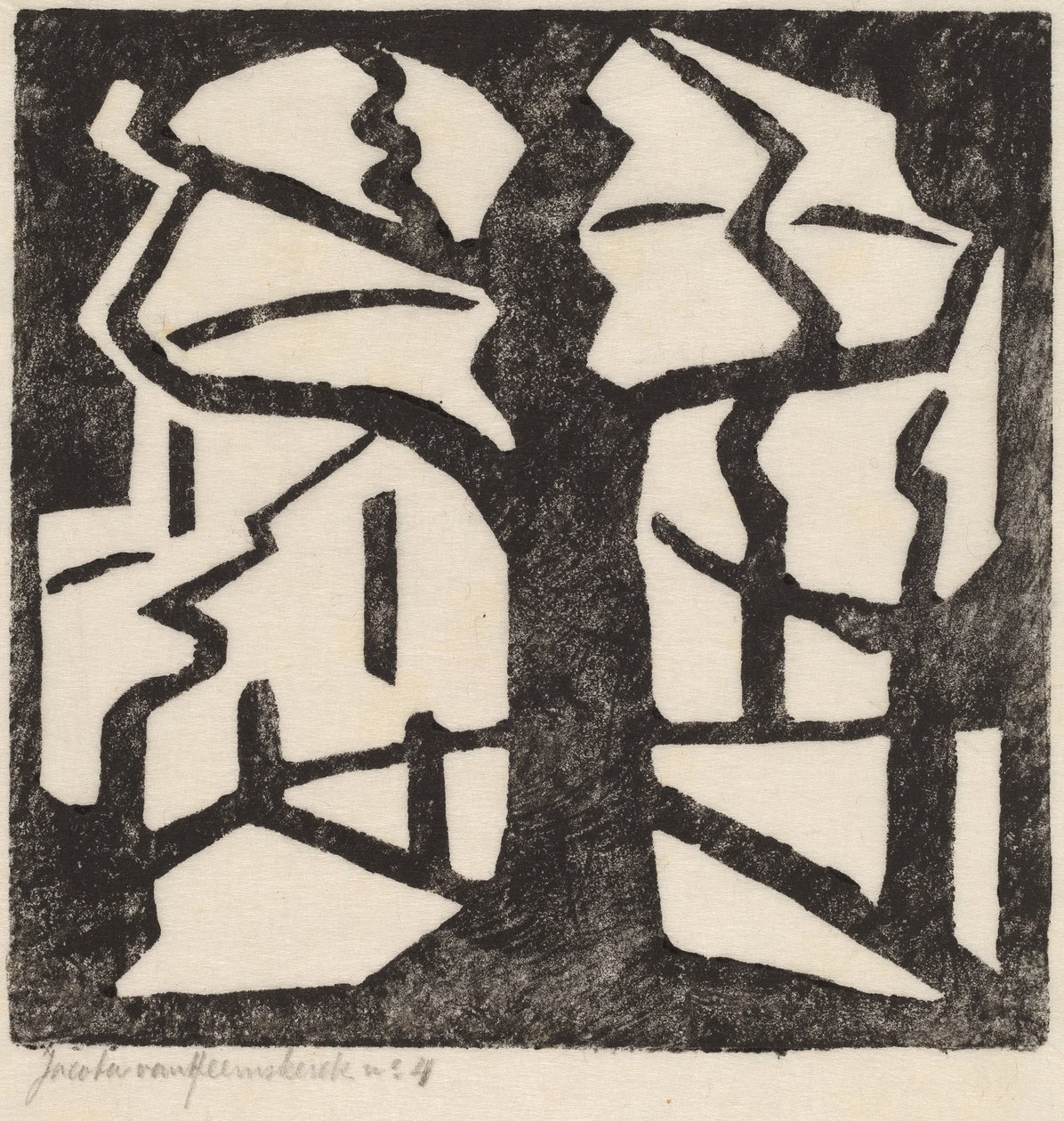 Træ, c. 1915. af Jacoba van Heemskerck van Beest