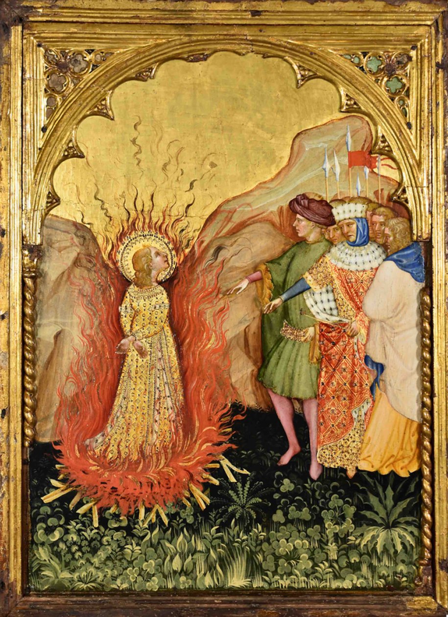 Saint Lucias martyrium, ca. 1410. af Jacobello del Fiore.