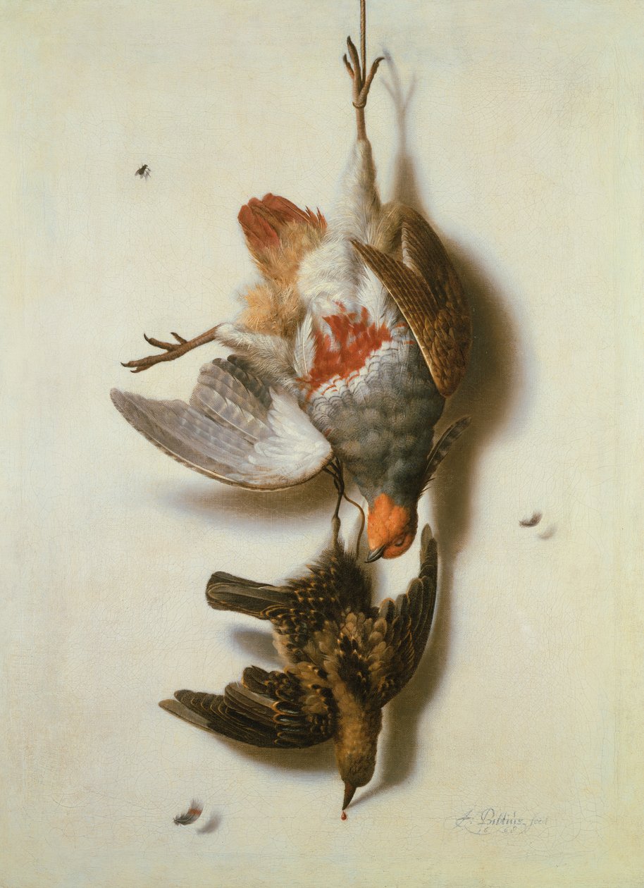 Still Life of Dead Game, 1600-tallet af Jacobus Biltius