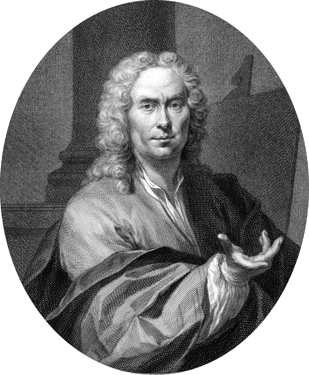 Nicholas Verkolje af Jacobus Houbraken