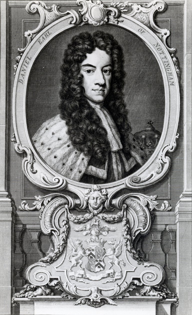 Daniel Finch, 2. jarl af Nottingham og 7. jarl af Winchilsea (1647-1730) af Jacobus Houbraken