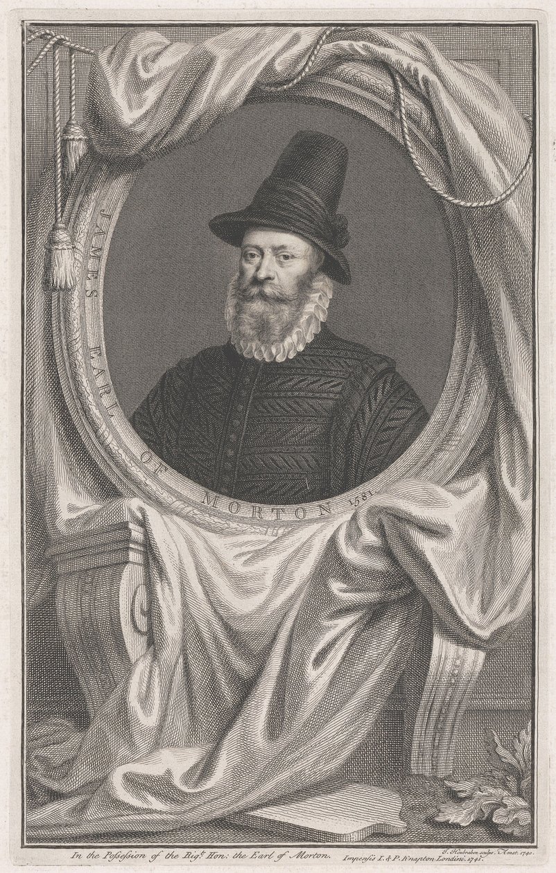 James Douglas, 4. jarl af Morton, 1581 af Jacobus Houbraken