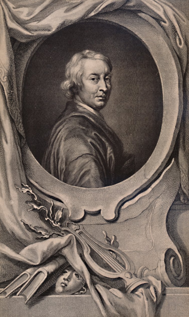 John Dryden, engelsk digter og dramatiker, c1743 1894 af Jacobus Houbraken