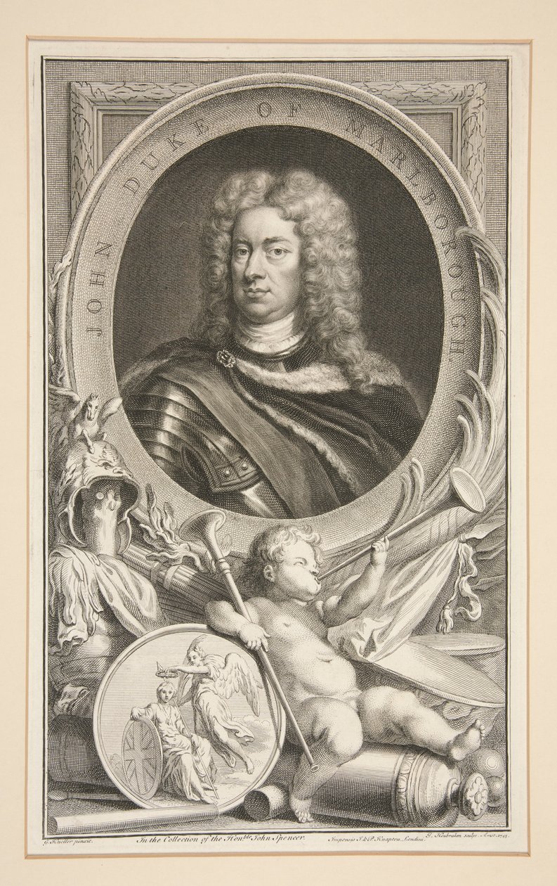 John, hertug af Marlborough af Jacobus Houbraken