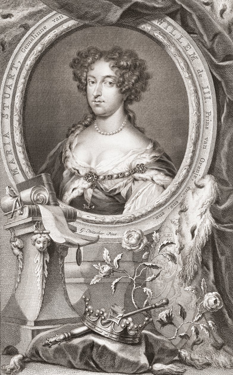 Mary II af Jacobus Houbraken