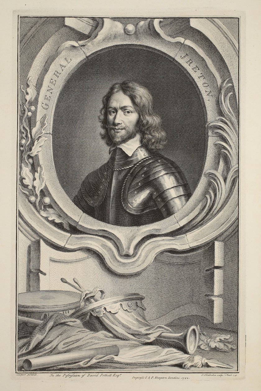 Portræt af general Ireton, illustration fra 