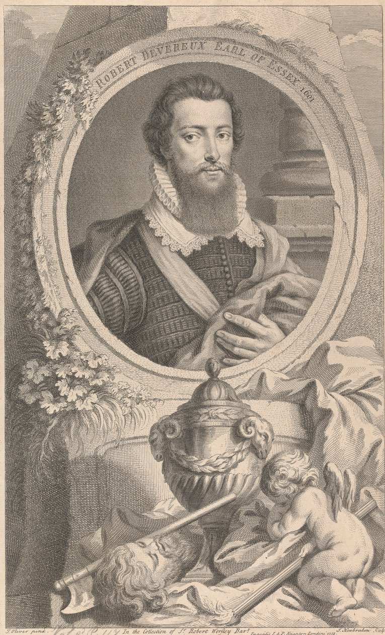 Robert Devareux, 2. jarl af Essex af Jacobus Houbraken