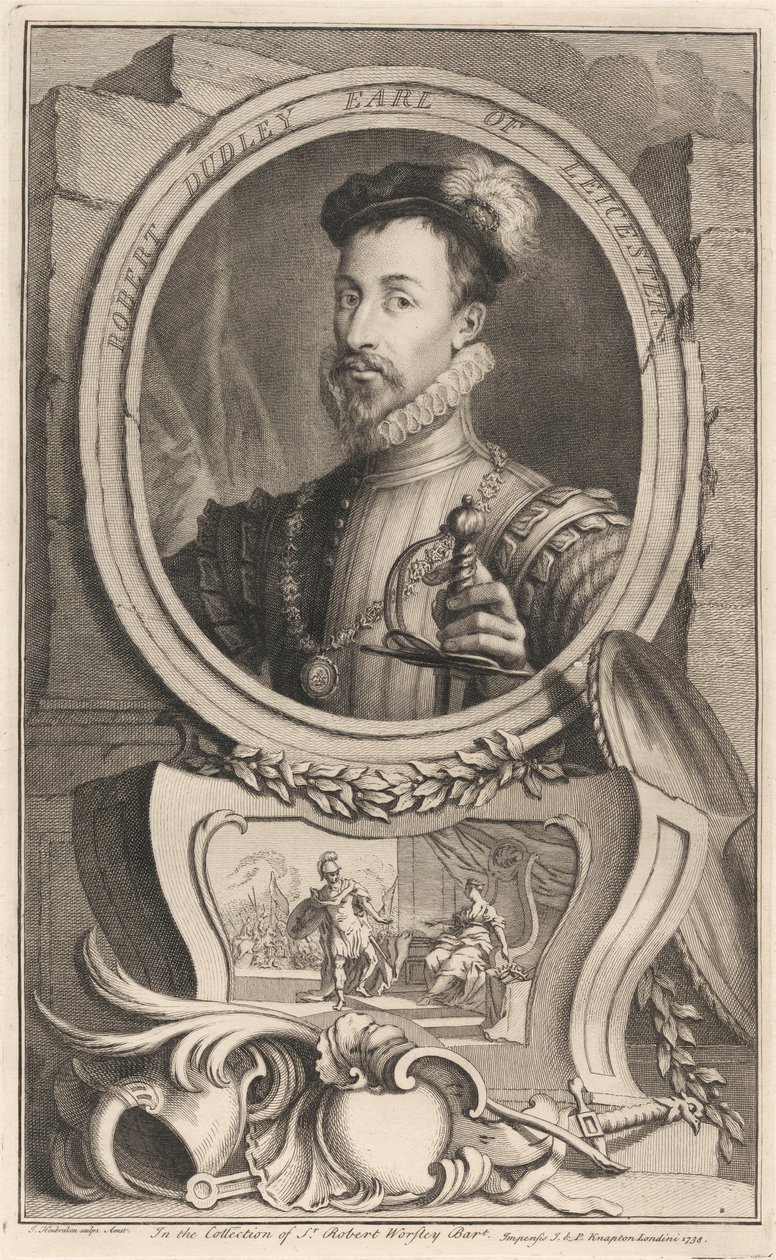 Robert Dudley, jarl af Leicester af Jacobus Houbraken