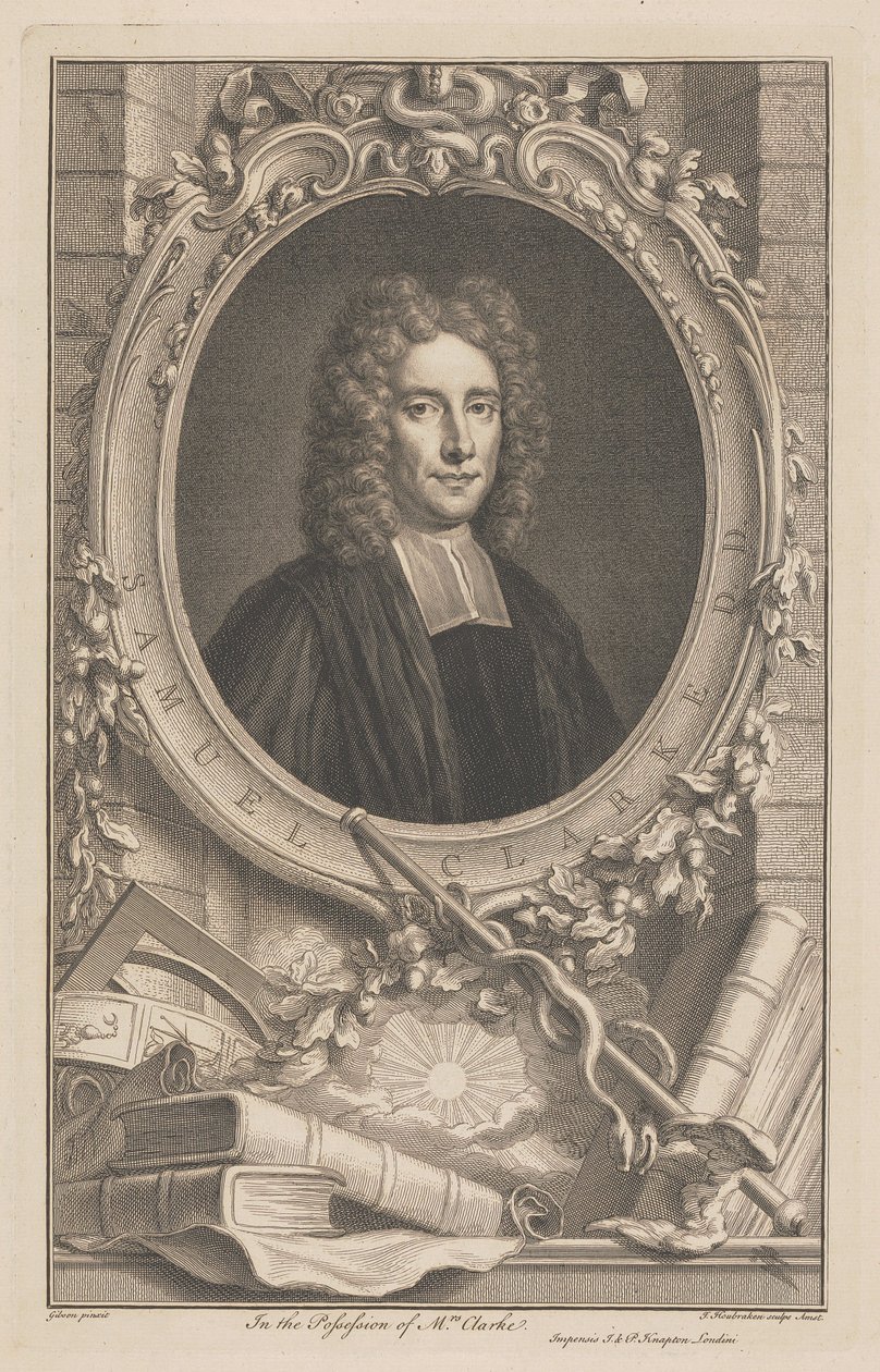 Samuel Clarke af Jacobus Houbraken