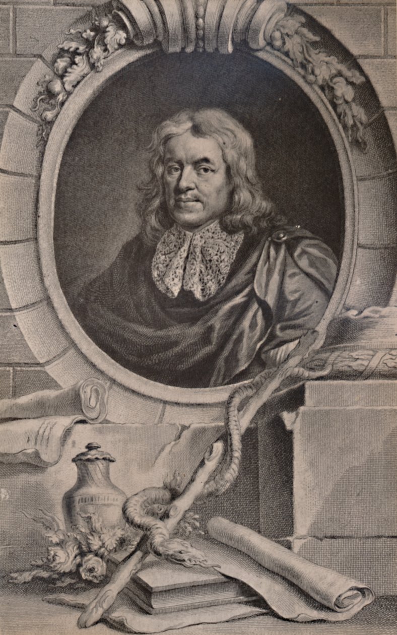 Thomas Sydenham, engelsk læge, c1747 1894 af Jacobus Houbraken
