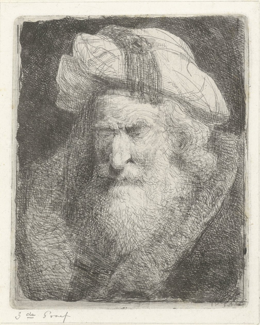 Gammel mand med skæg af Jacobus Ludovicus Cornet