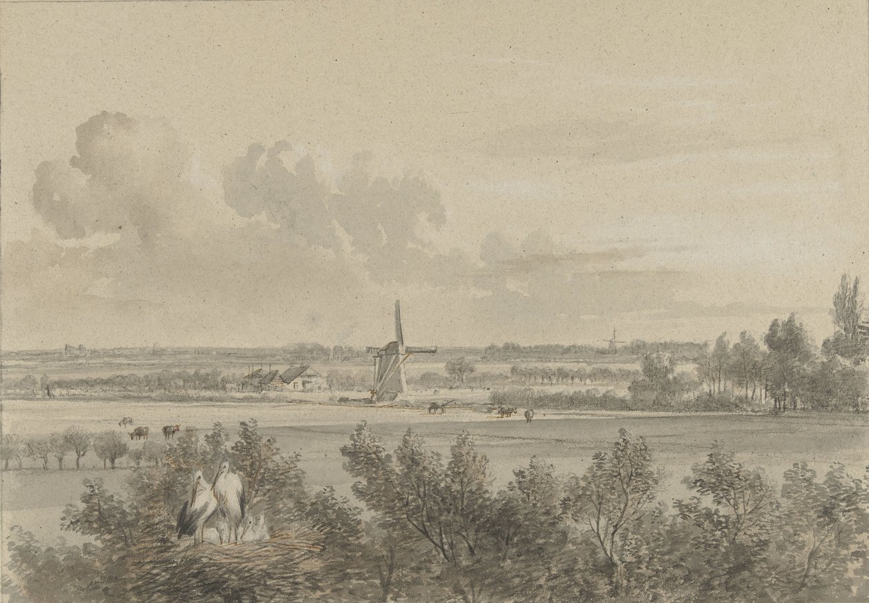 Landskab nær Maarssen af Jacobus Theodorus Abels