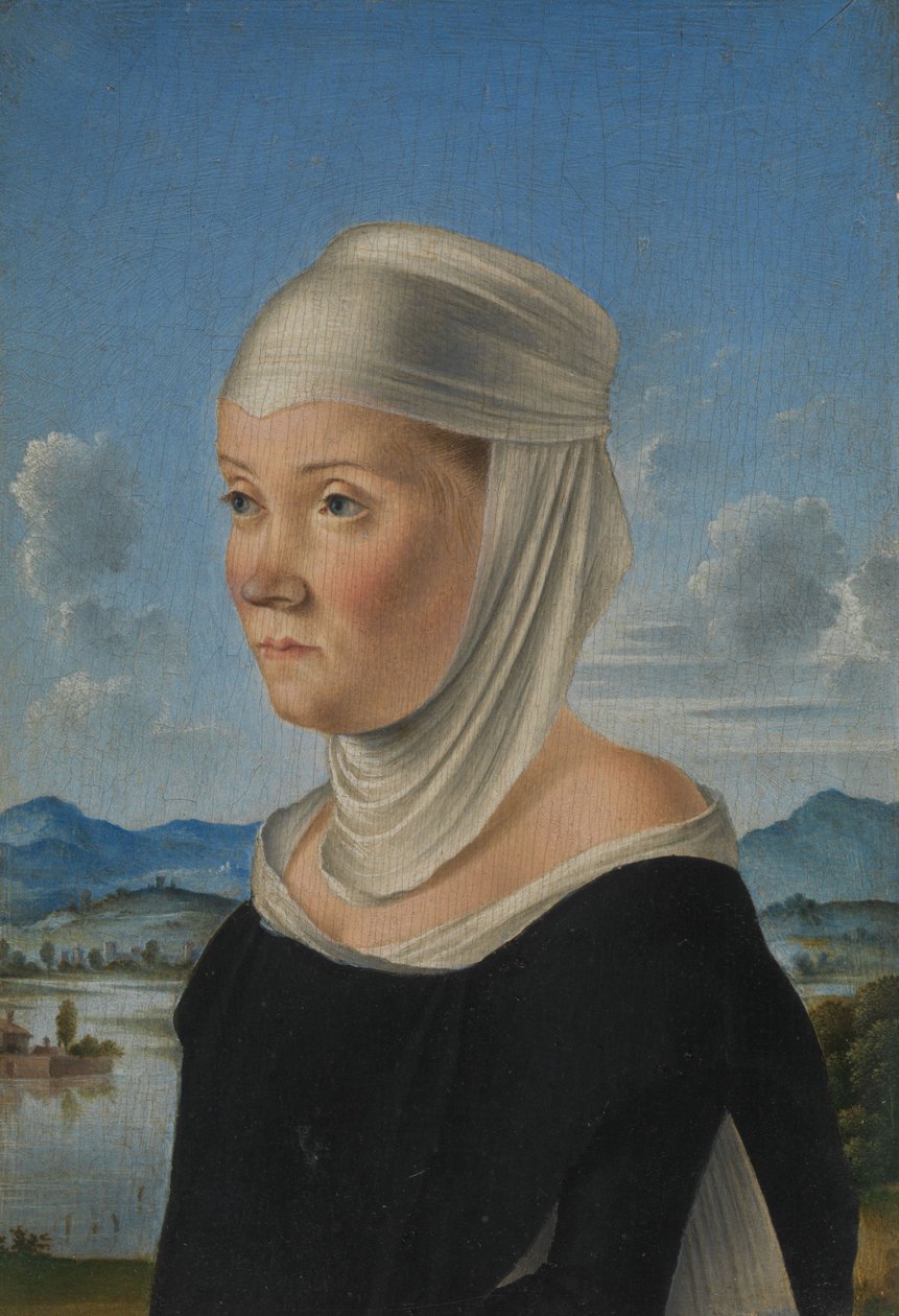 Portræt af en kvinde, ca. 1485-95 af Jacometto Veneziano