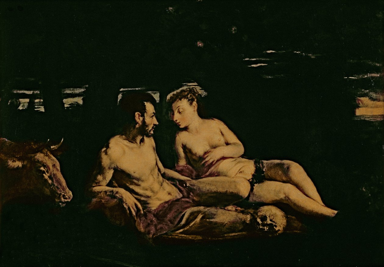 Adam og Eva af Jacopo Bassano