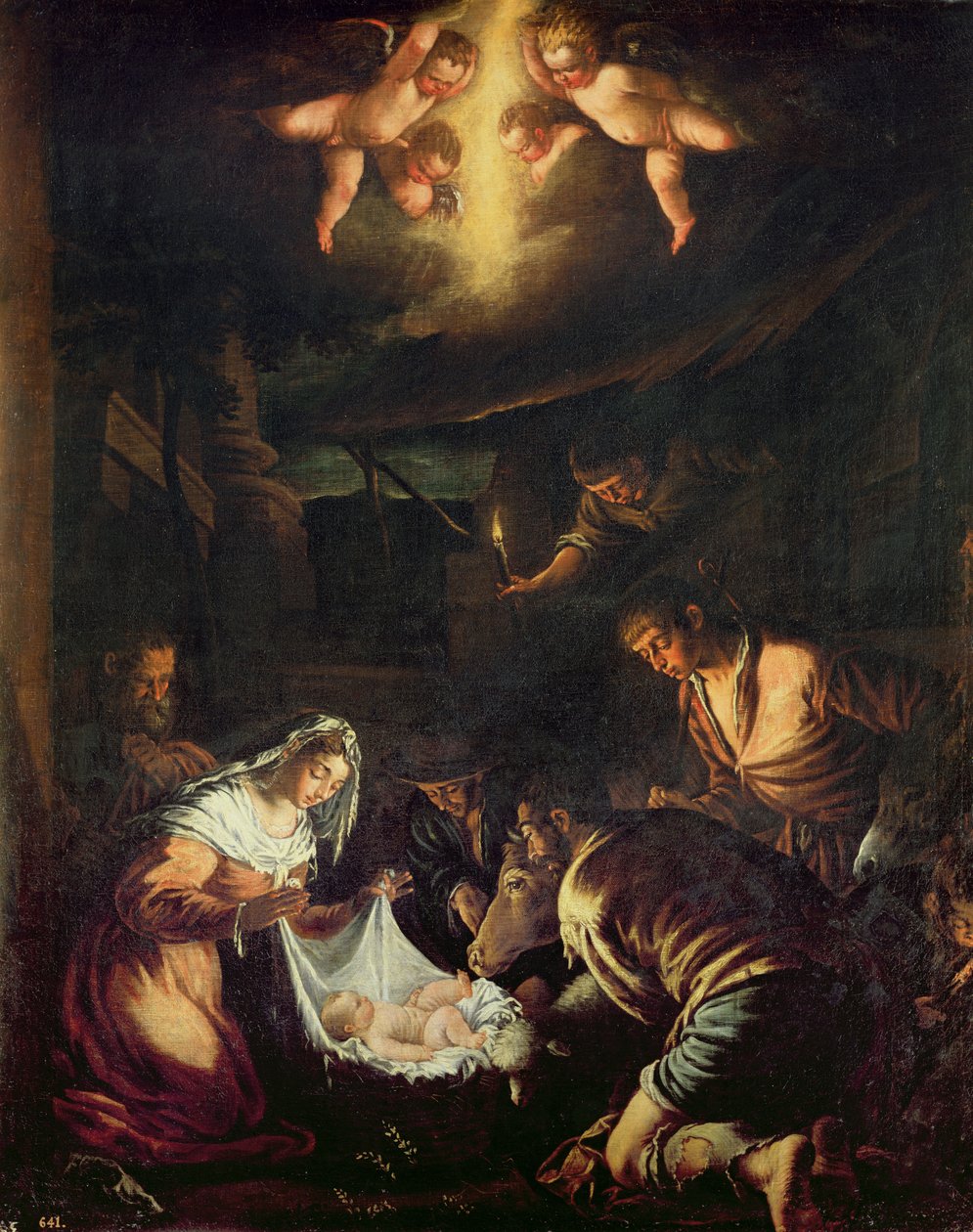 Hyrdernes tilbedelse af Jacopo Bassano