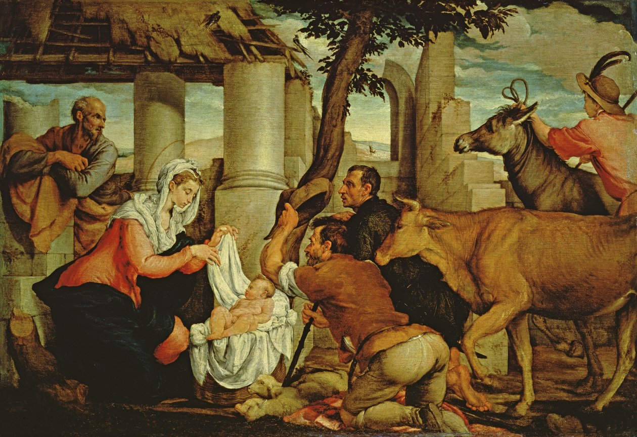 Hyrdernes tilbedelse af Jacopo Bassano