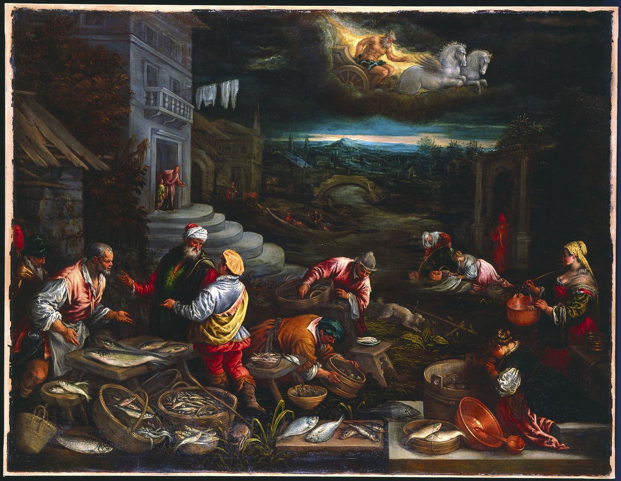 The Element of Water, c.1576-77 af Jacopo Bassano