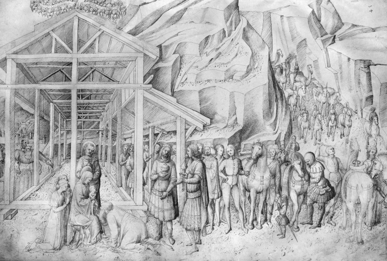 Adoration of the Magi, fra Jacopo Bellini