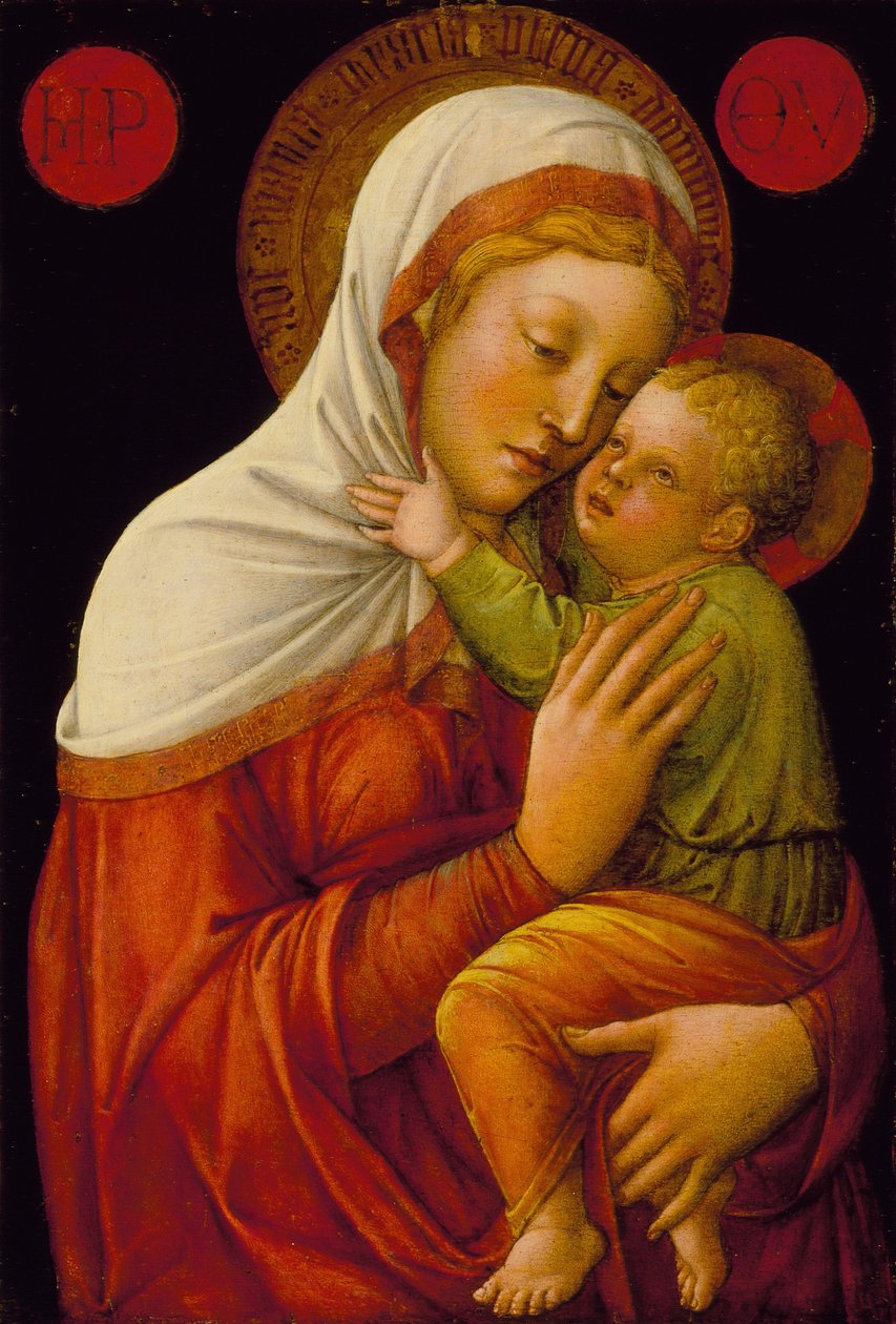 Madonna og barn, ca. 1465 af Jacopo Bellini