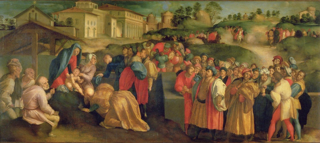Tilbedelse af Magi af Jacopo Pontormo