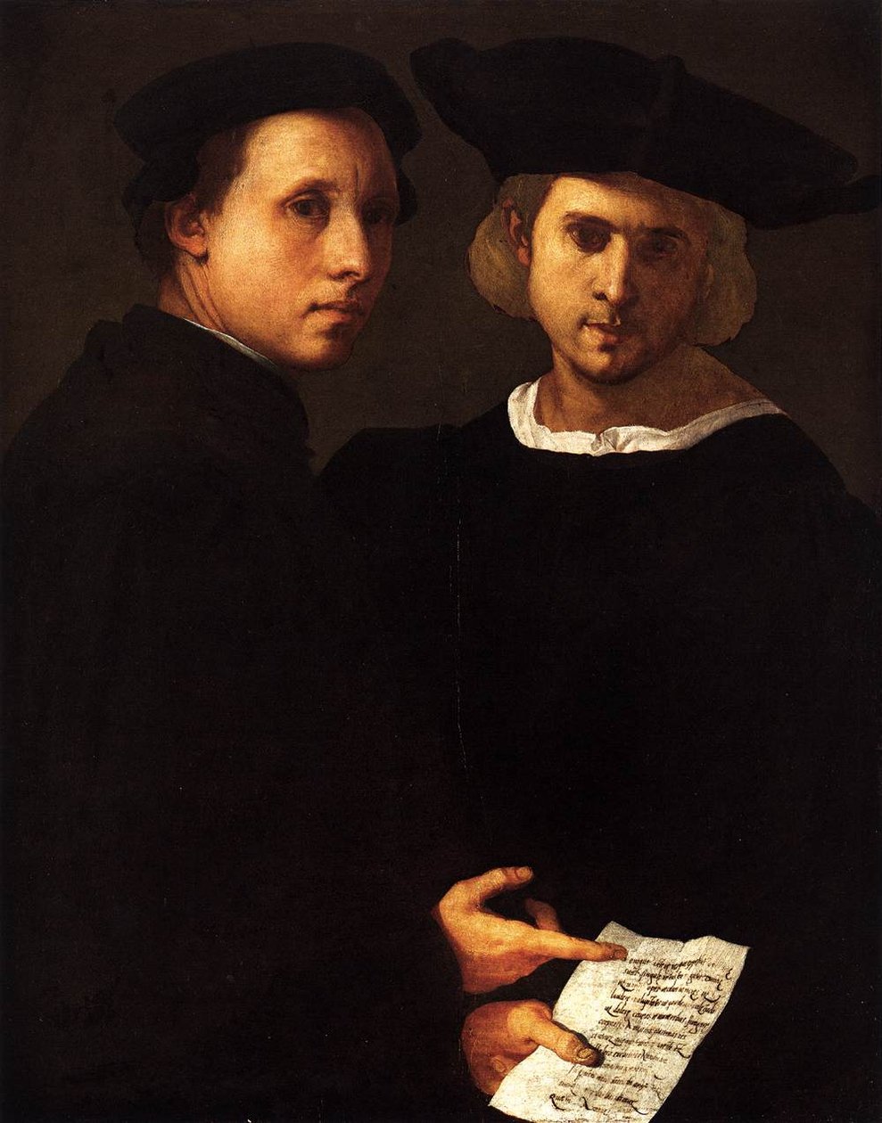 Portræt af to venner af Jacopo Pontormo