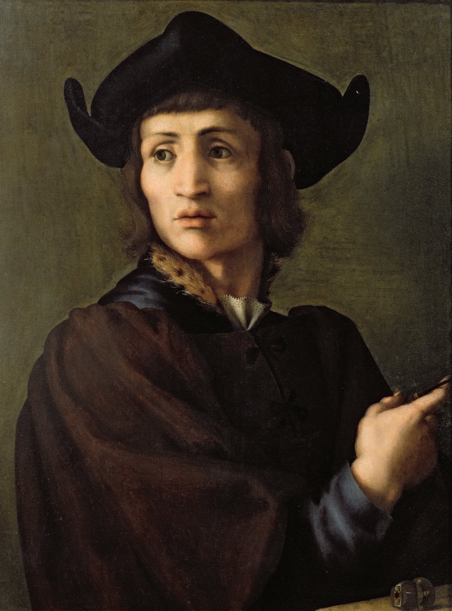 Portræt af en guldsmed af Jacopo Pontormo