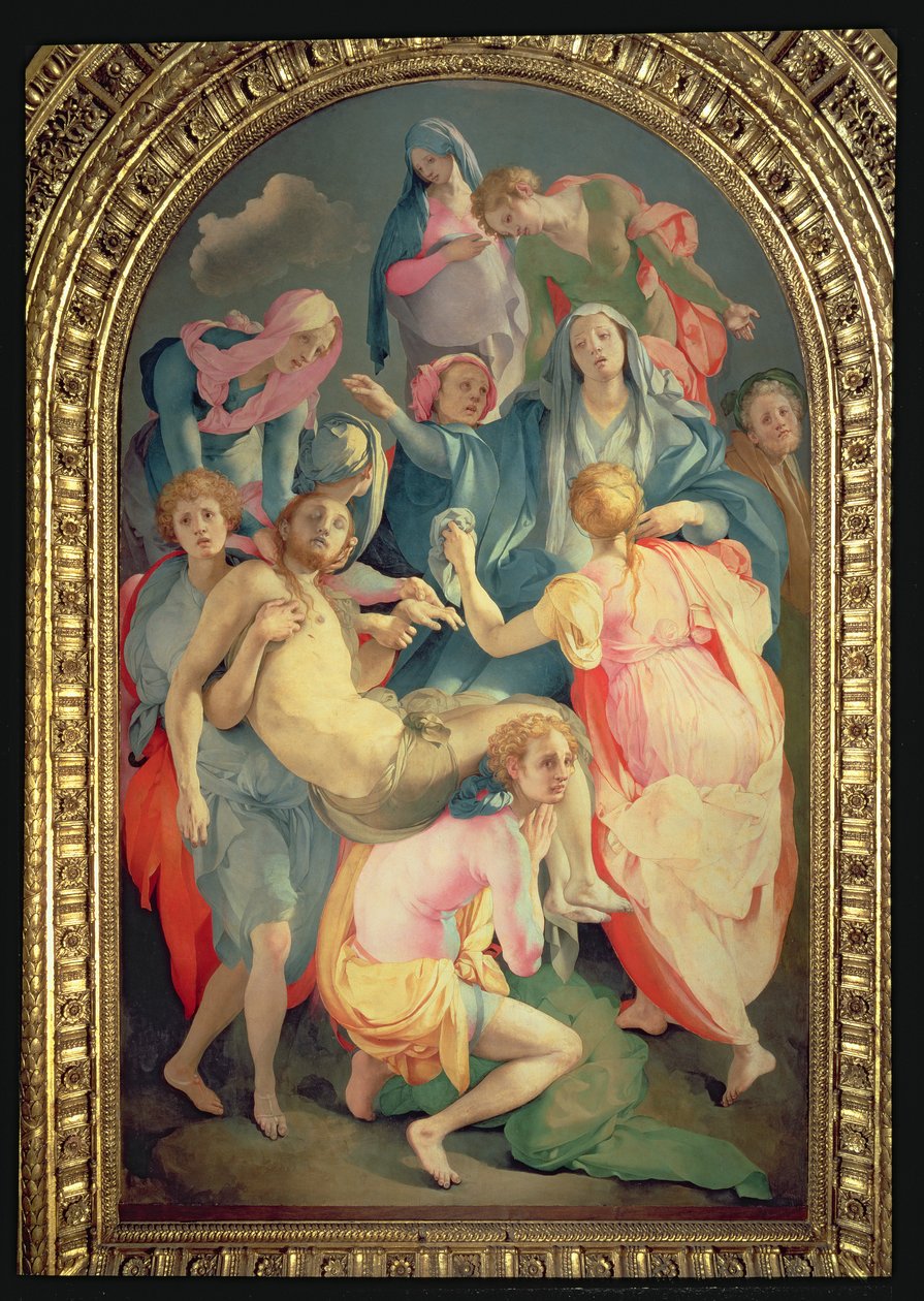 The Deposition of Christ, 1525-28 (panel) (for detaljer se 82734) af Jacopo Pontormo