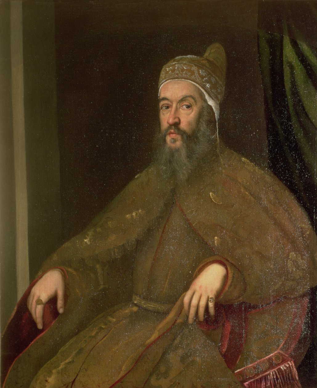 Doge Alvise Mocenigo (Doge fra 1570-77) af Jacopo Robusti Tintoretto