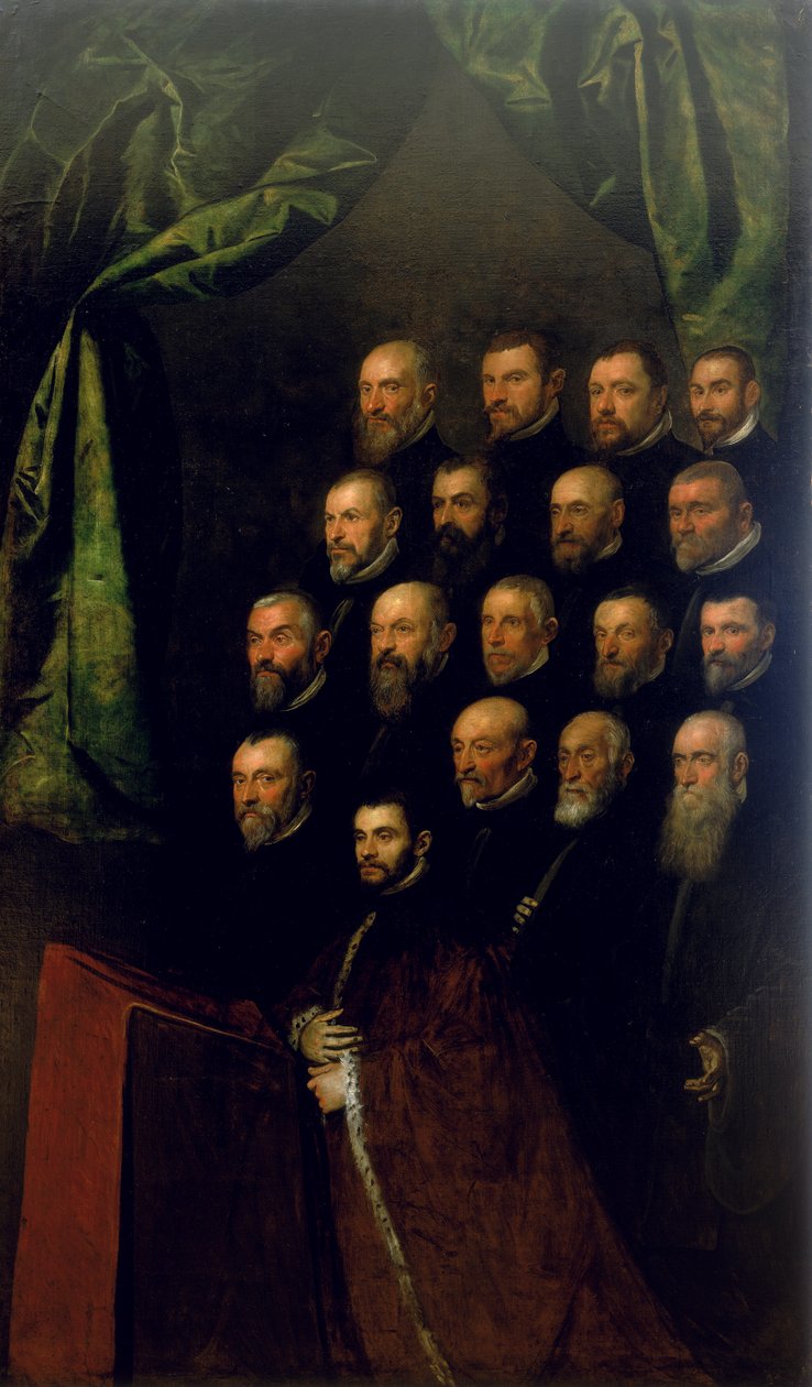 Fælles af et broderskab af Jacopo Robusti Tintoretto