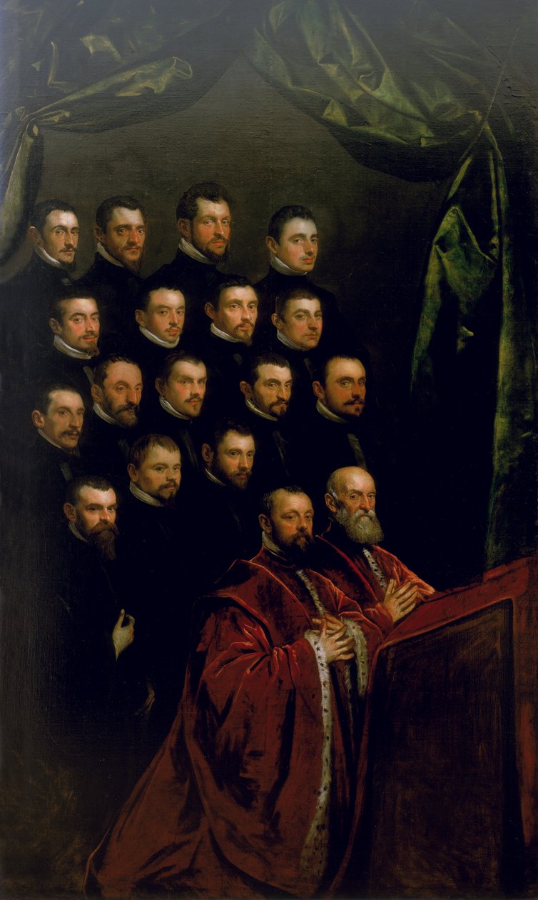Fælles af et broderskab af Jacopo Robusti Tintoretto