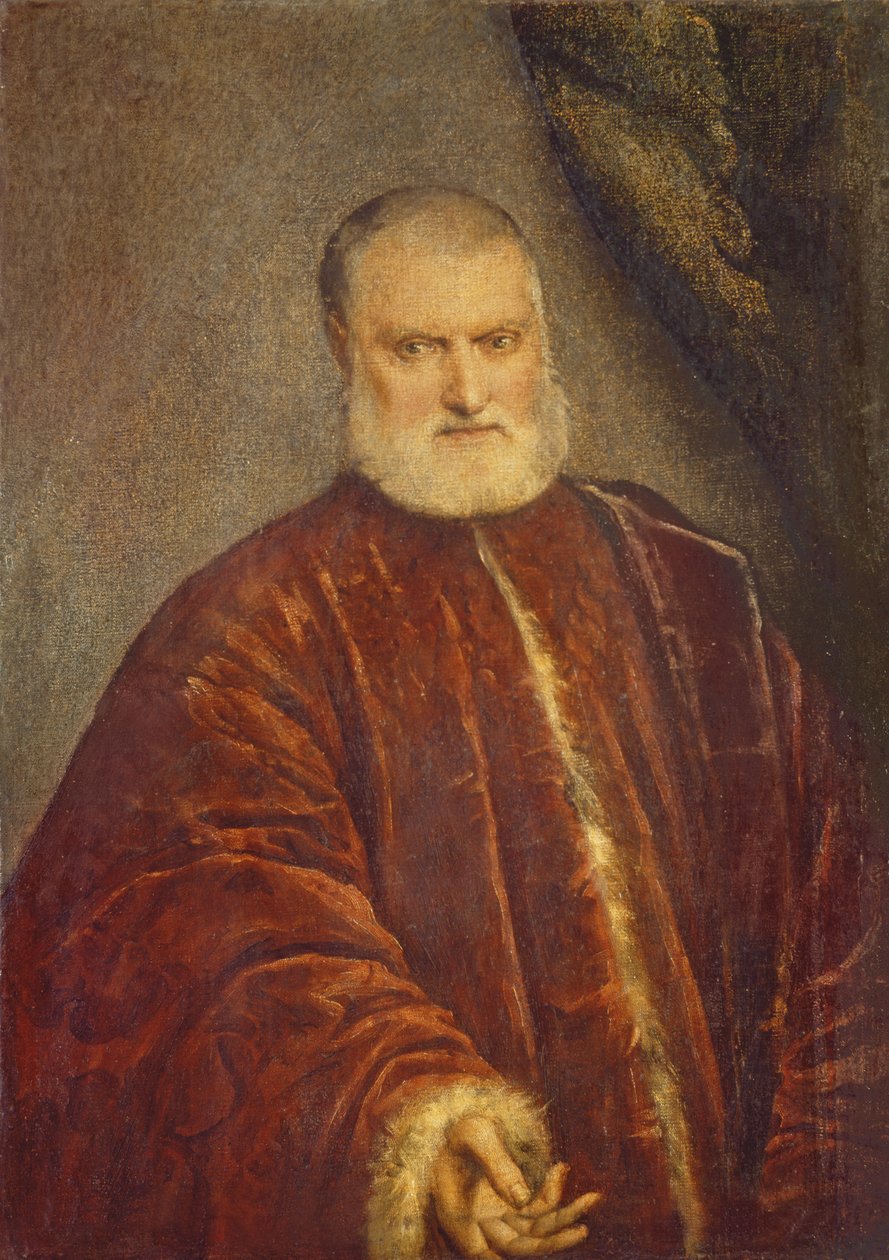 Portræt af Antonio Cappello af Jacopo Robusti Tintoretto