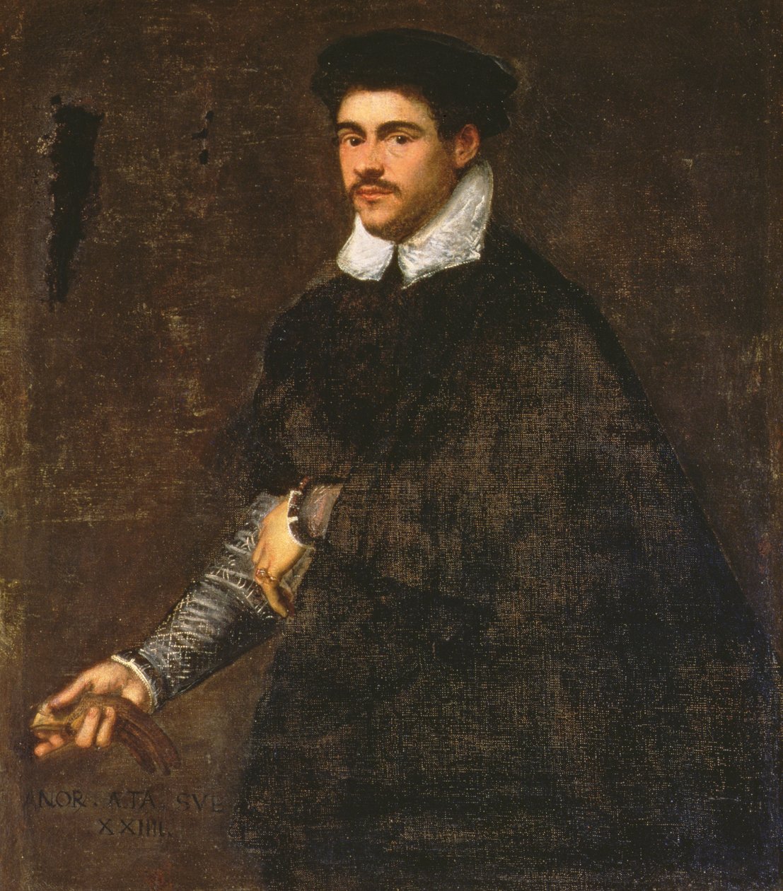Portræt af en ung mand af Jacopo Robusti Tintoretto