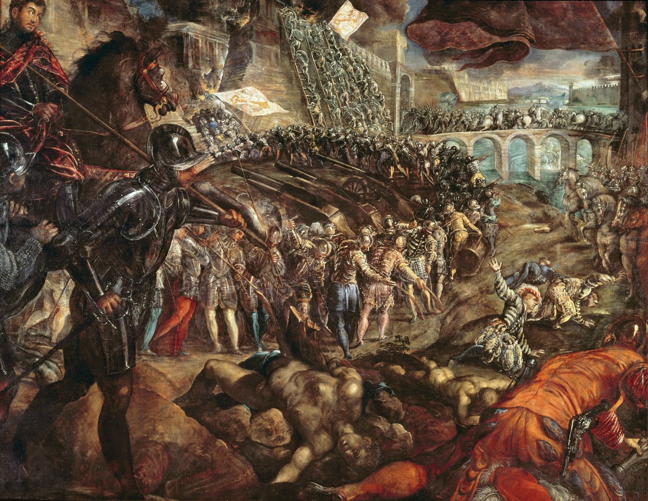 Erobringen af Parma, ca. 1570 af Jacopo Robusti Tintoretto