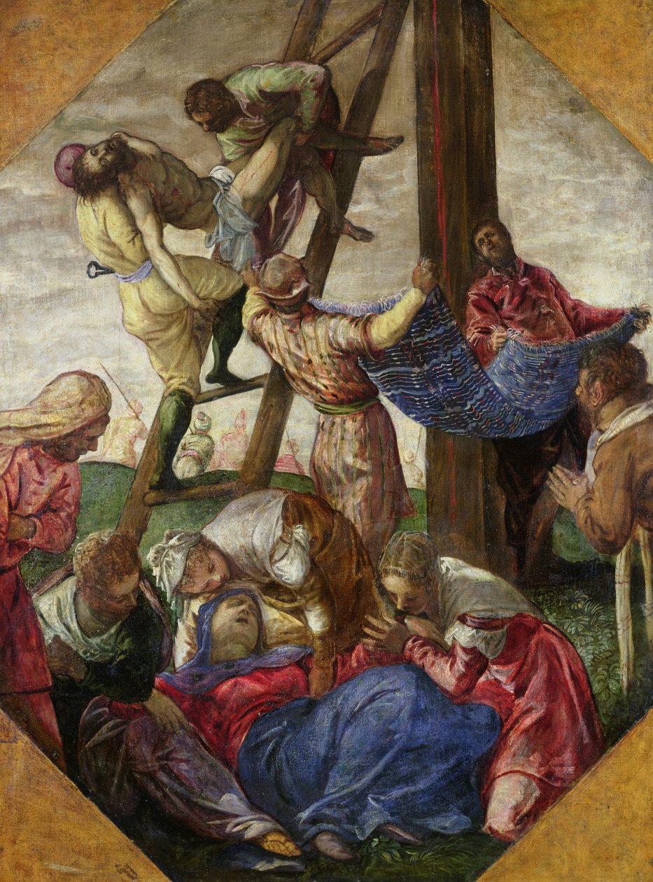 Nedstigningen fra korset, c.1560-65 af Jacopo Robusti Tintoretto