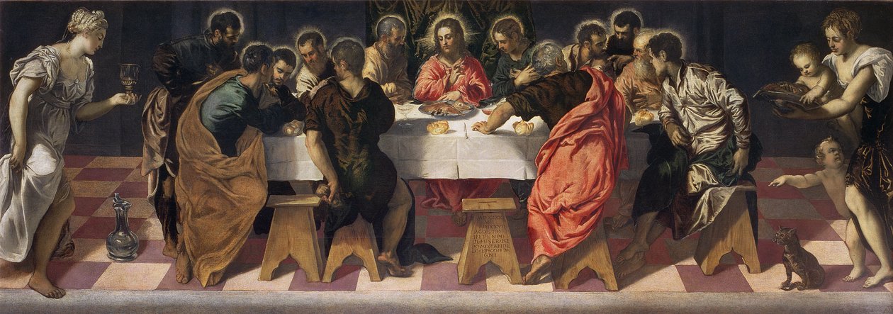 Den sidste nadver af Jacopo Robusti Tintoretto