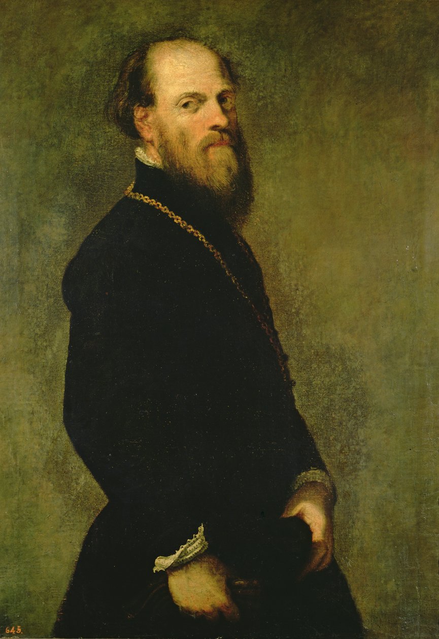 Manden med guldkæden, ca. 1550 af Jacopo Robusti Tintoretto
