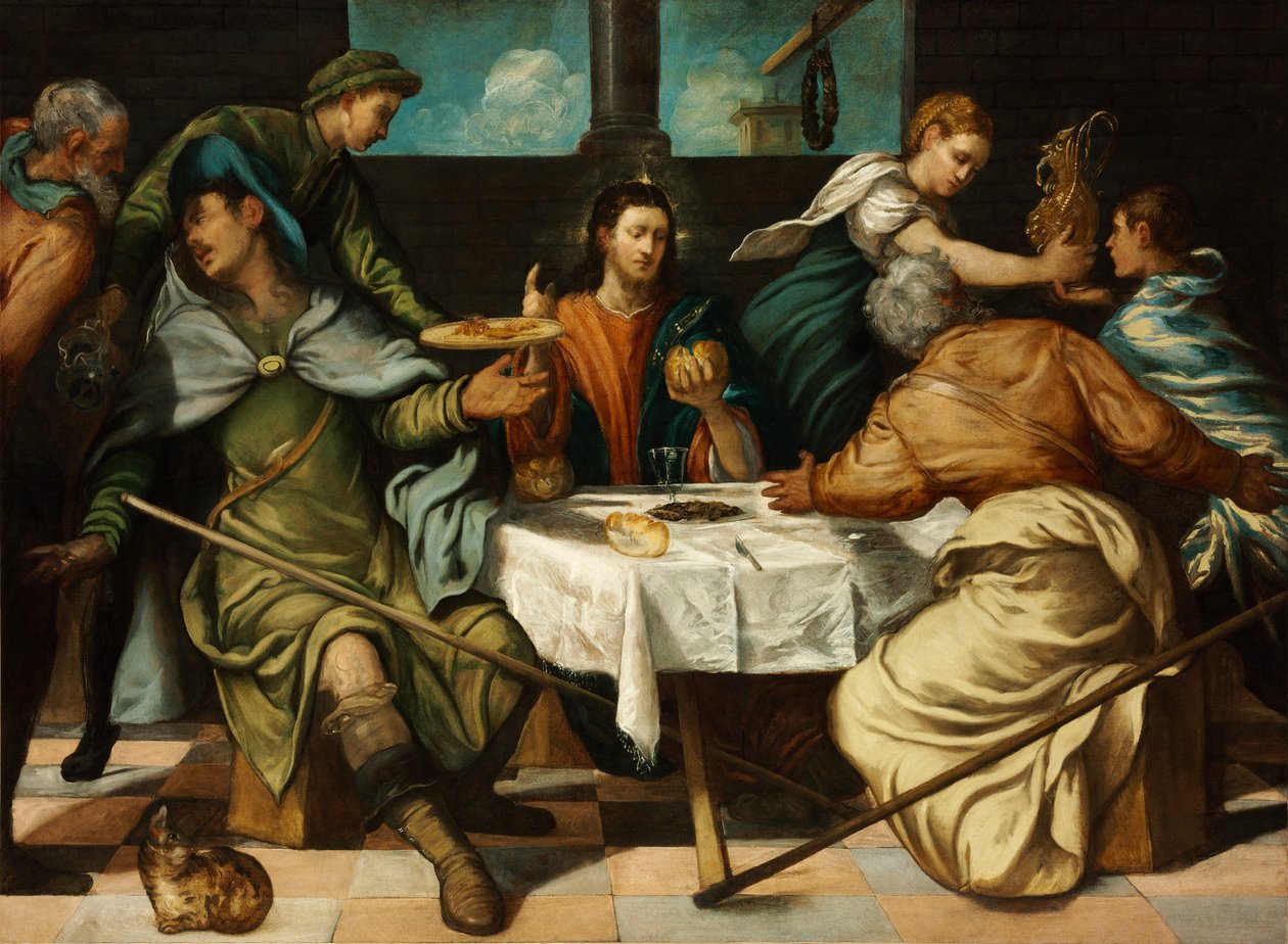 Nadveren ved Emmaus af Jacopo Robusti Tintoretto