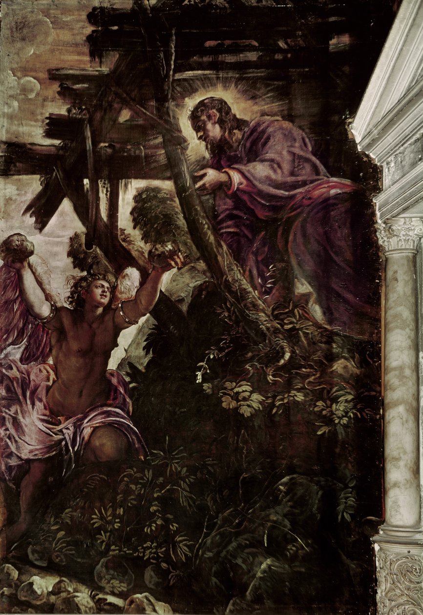Kristi fristelse, ca. 1575 af Jacopo Robusti Tintoretto
