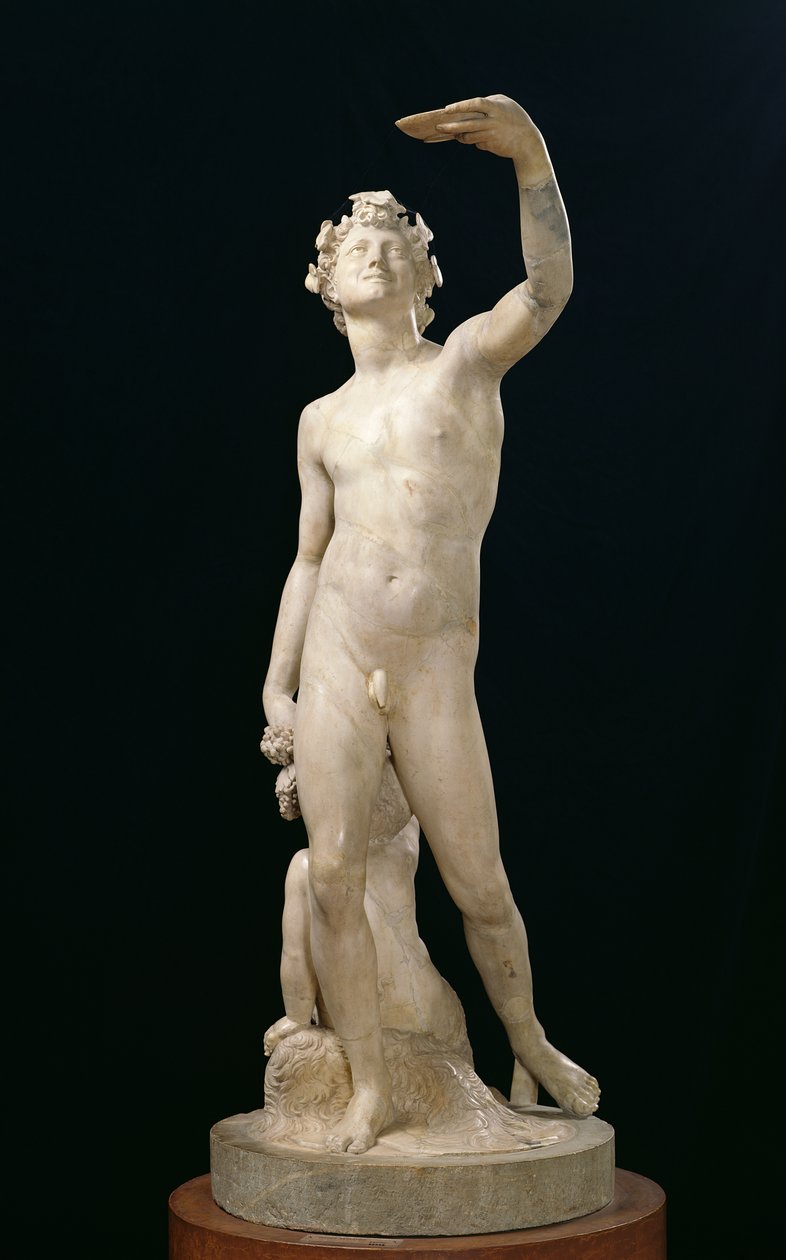 Bacchus, 1510 (marmor) af Jacopo Sansovino