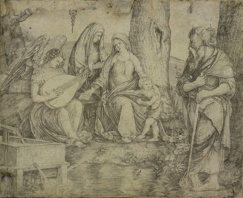 Hellig familie af Jacopo de Barbari