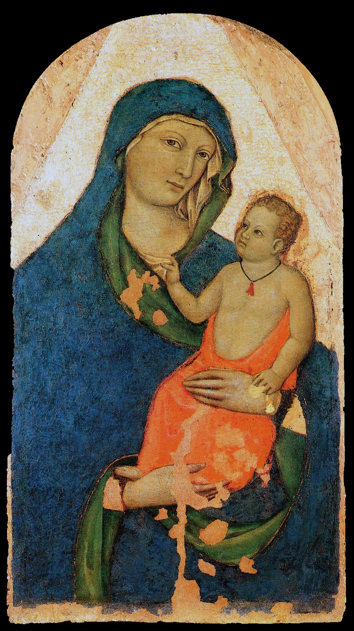 Madonna og barn af Jacopo del Casentino